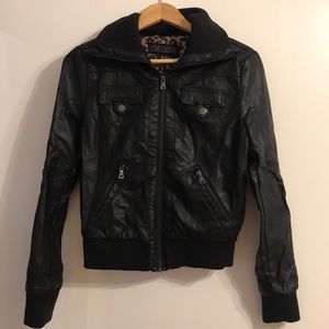 Faux Leather Jacket